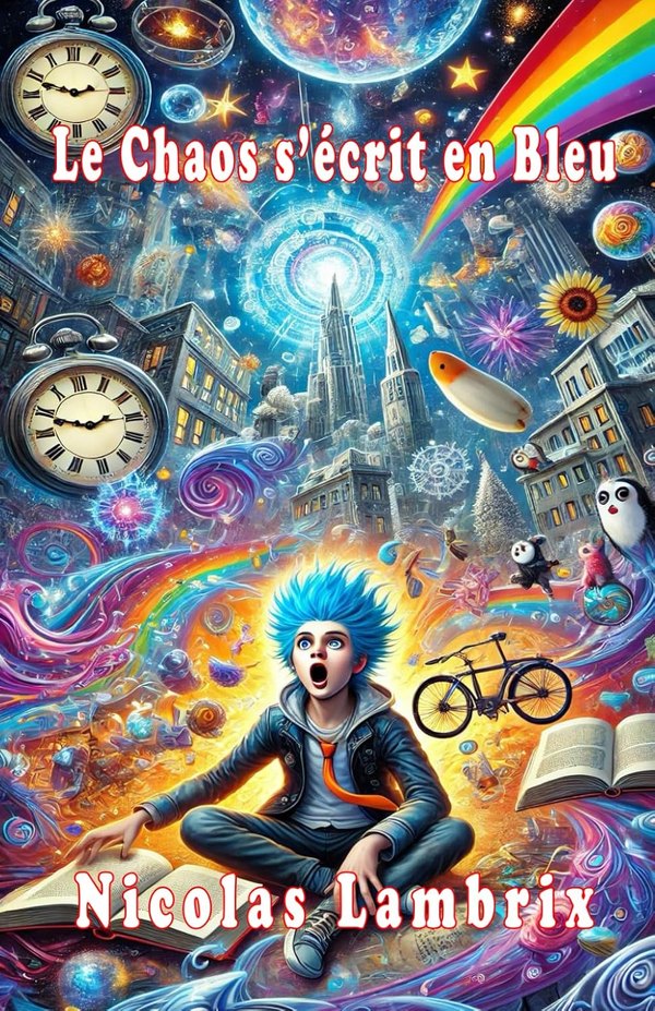 Couverture de Le chaos s'écrit en bleu, de Nicolas Lambrix
