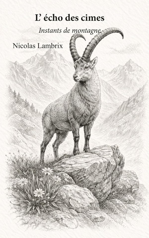 Couverture de L'écho des cimes, Instants de montagne, de Nicolas Lambrix